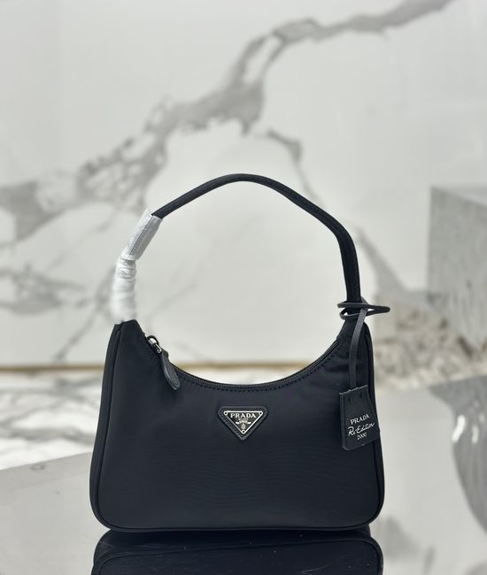 Prada Nylon Hobo Shoulder Bag 1NE515
