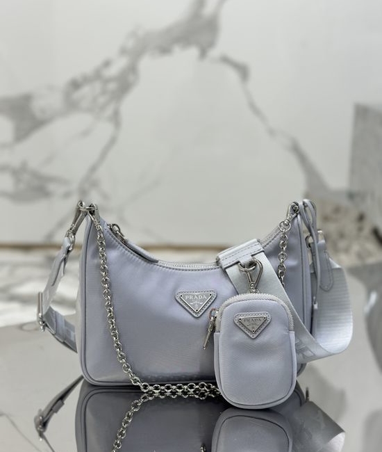 Prada Hobo Convertible Shoulder Bag 1BH204