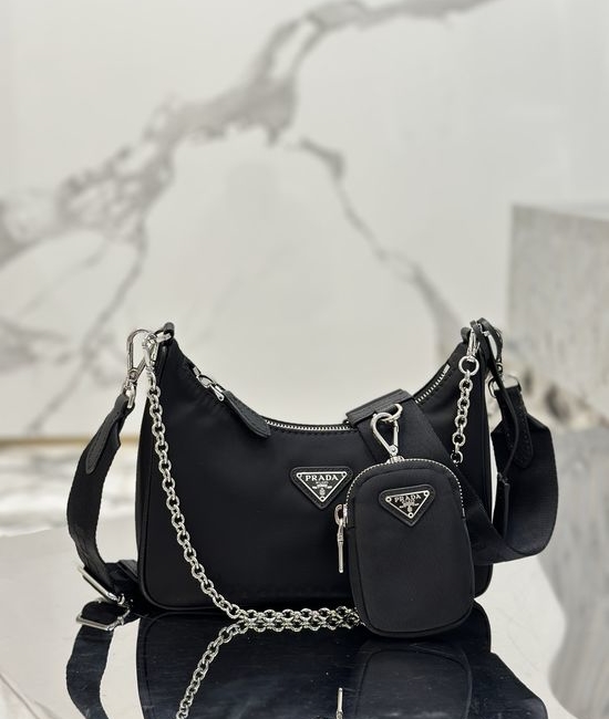 Prada Hobo Three-in-One Bag Classic Design 1BH204