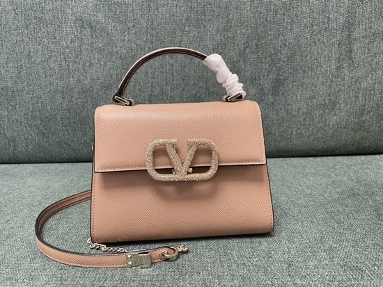 Valentino VSLING Nude Leather Mini Handbag 0531