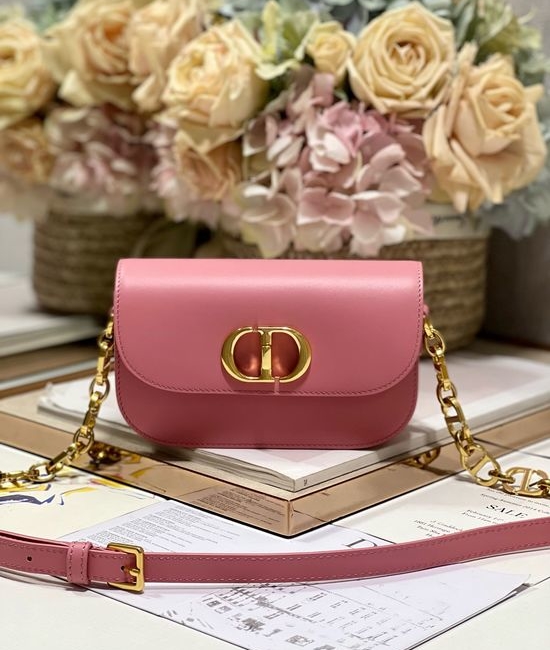 Christian Dior CD 30 Montaigne Avenue Small Pink Bag 9261
