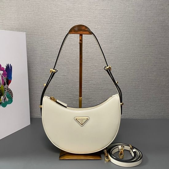 Prada Moon Leather Shoulder Bag 1BC194