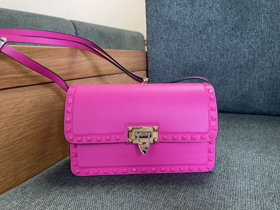 Valentino Garavani Rockstud Leather Handbag 0625