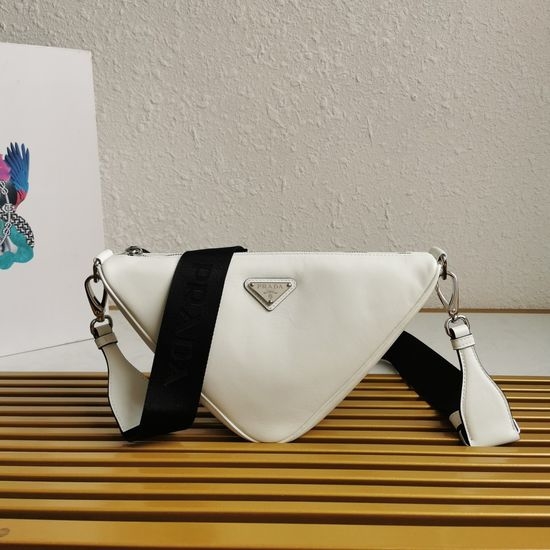 Prada Triangle Leather Shoulder Bag 2VH155