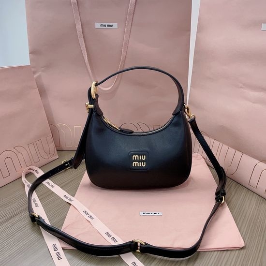 Miu Miu Hobo Leather Handbag 5BC161