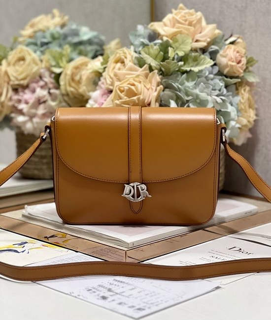 Christian Dior CD Flap Leather Crossbody Bag 051