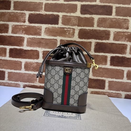 Gucci Brown PVC Handbag Durable Material 752583
