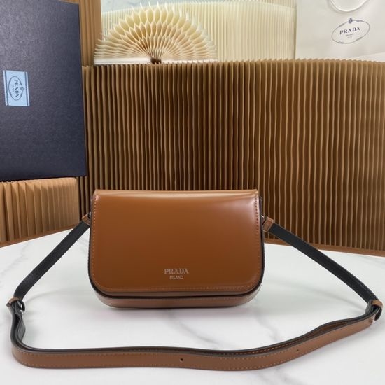 Prada Cle Patent Leather Phone Bag 2VD061