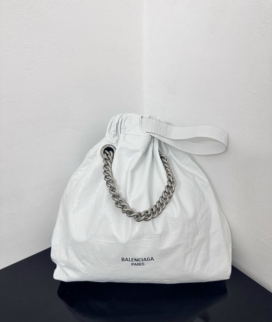 Balenciaga Crush Tote Grained Leather Bag 0305