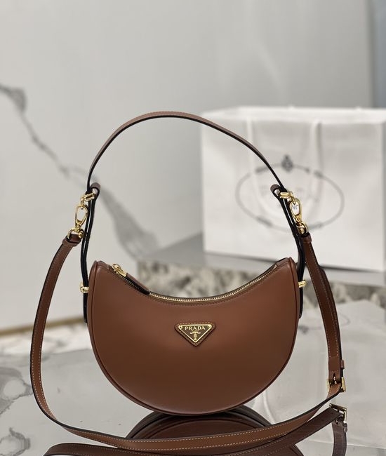 Prada Moon Leather Adjustable Strap Bag 1BC194