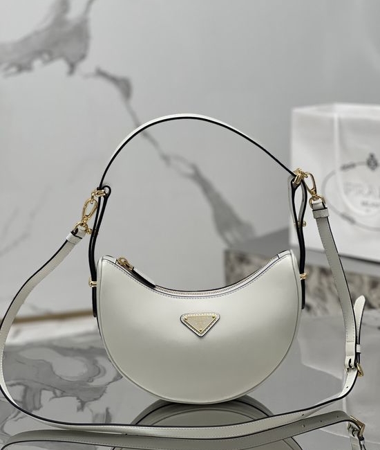 Prada Moon Leather Adjustable Strap Bag 1BC194