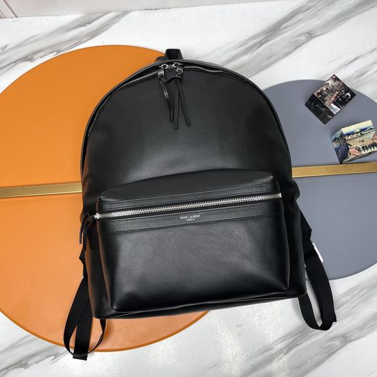 Yves Saint Laurent Full Grain Leather Backpack 326865