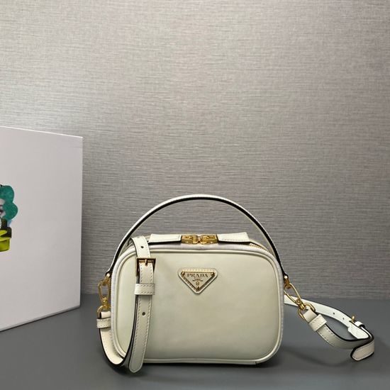 Prada Mini Handbag Calfskin Leather 1BH203