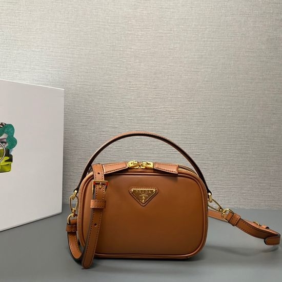 Prada Mini Handbag Calfskin Leather 1BH203