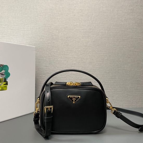 Prada Mini Handbag Calfskin Leather 1BH203