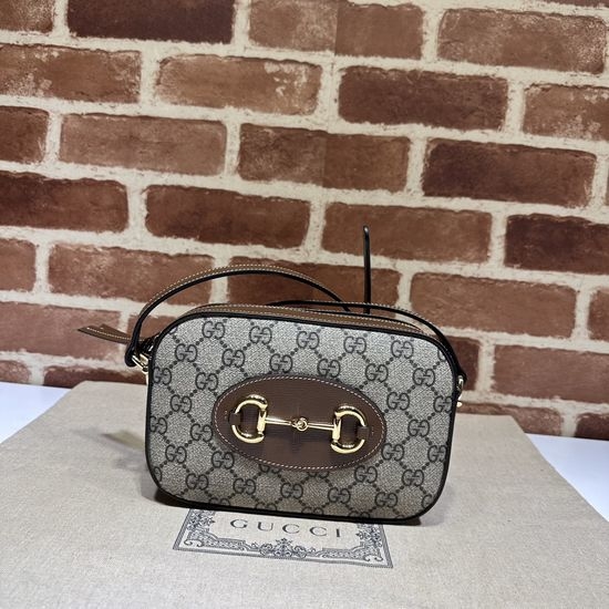 Gucci Coffee Brown Original Leather Handbag 760196