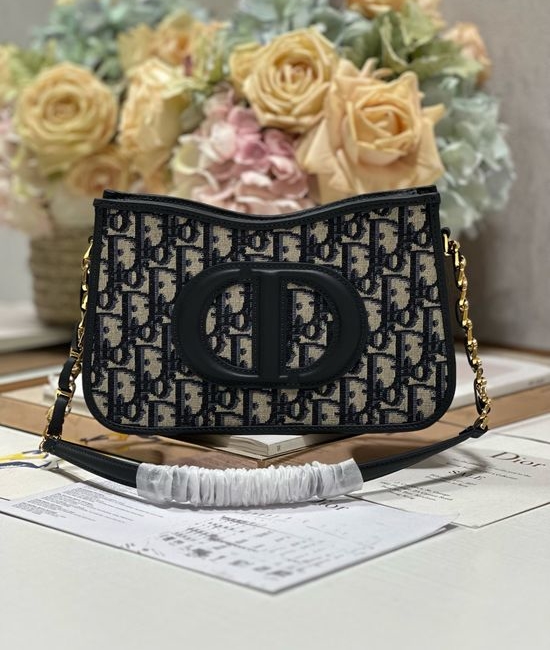 Christian Dior CD CD Signature Hobo Mini Chain Bag 8017