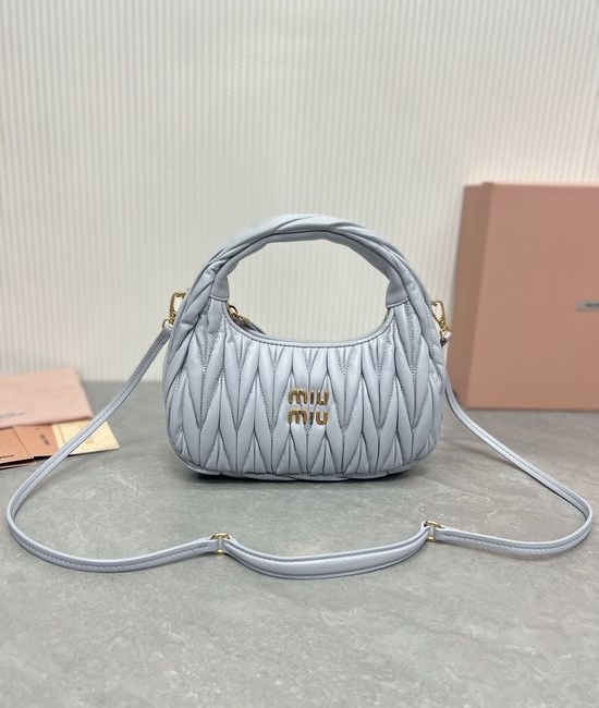 Miu Miu MiuWander Handbag with Matelasse Texture 5BC125