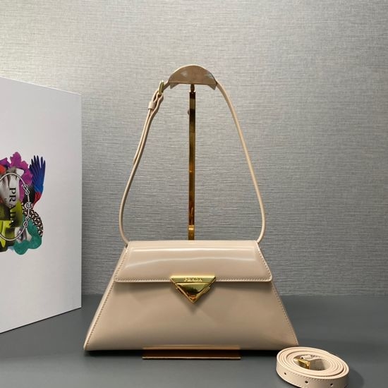 Prada Runway Shiny Calfskin Trapeze Bag 1BD343