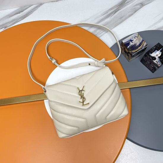 Yves Saint Laurent YSL LouLou Mini Quilted Sheepskin Crossbody Bag 467072