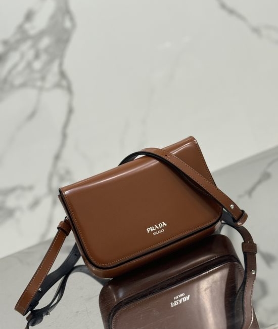 Prada Cle Patent Leather Phone Bag 2VD061