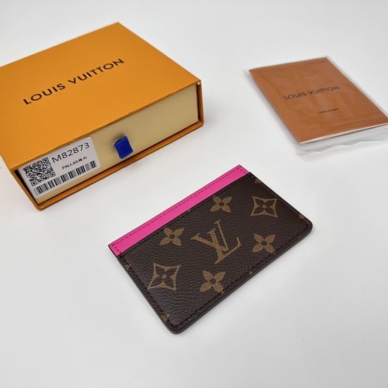 Louis Vuitton LV Monogram Macassar Card Holder M82873