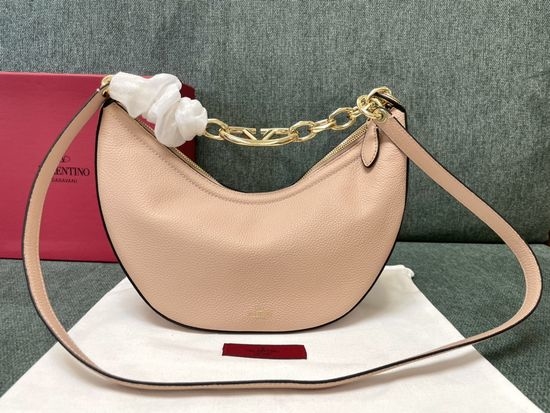 Valentino VLOGO Moon Leather Hobo Bag 0003