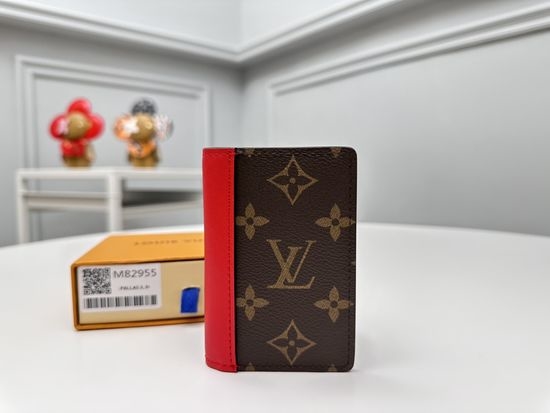 Louis Vuitton LV Monogram Macassar Pocket Wallet M82955