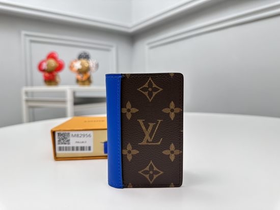 Louis Vuitton LV Monogram Macassar Pocket Wallet M82956