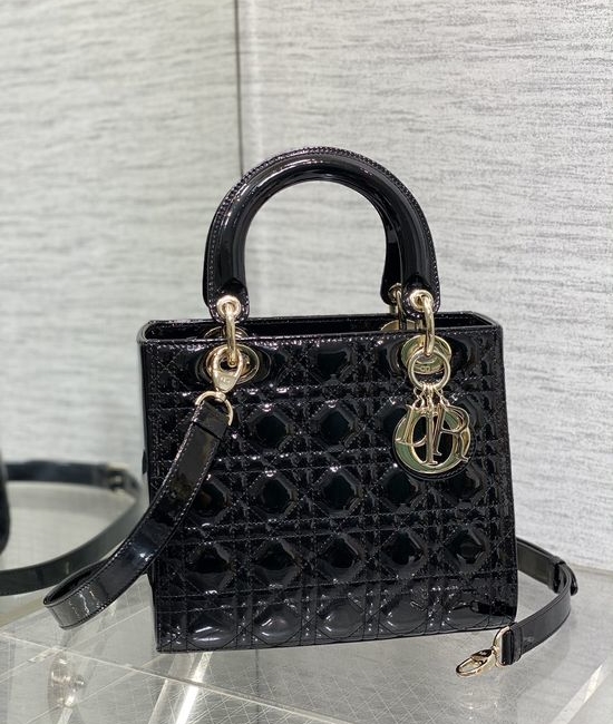 Christian Dior CD Lady Lambskin Quilted Flap Bag 6605