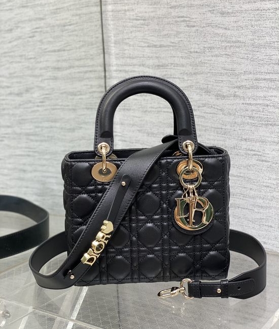 Christian Dior CD Lady Lambskin Shoulder Bag 6604