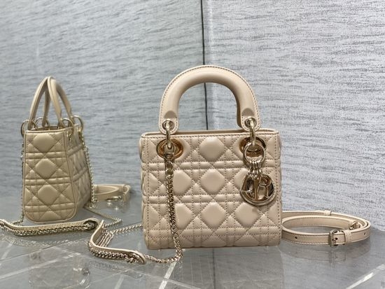 Christian Dior CD Classic Lady Christian Dior CD Mini Handbag 6603