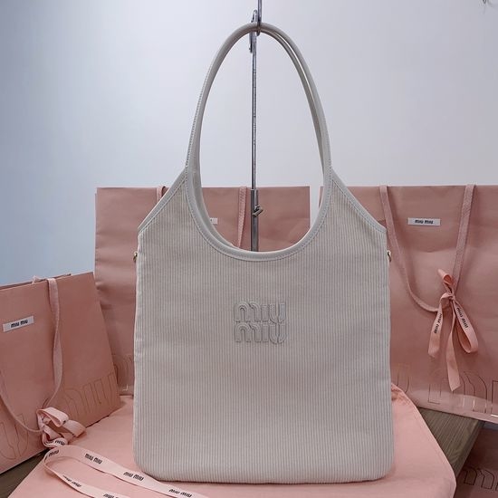 Miu Miu Corduroy Tote Bag 5BG231