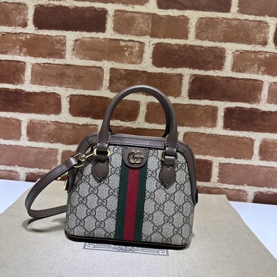 Gucci Coffee PVC Casual Handbag 772216