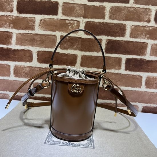Gucci Handbag Brown Leather Model 760201