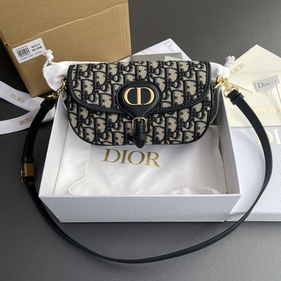 Christian Dior CD Bobby Oblique Jacquard Shoulder Bag M9327