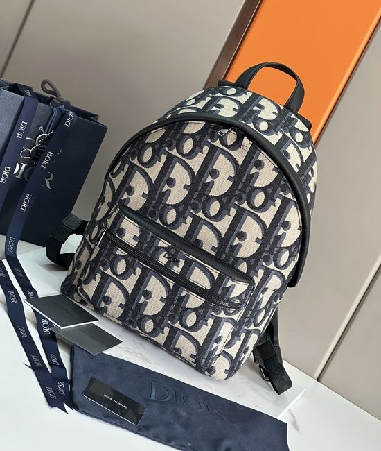 Christian Dior CD Rider Oblique Printed Casual Backpack 93328