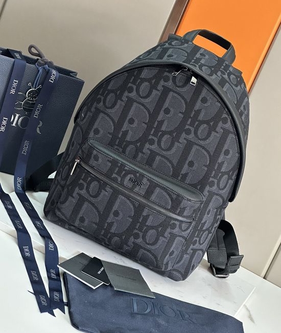 Christian Dior CD Rider Oblique Print Backpack 93328