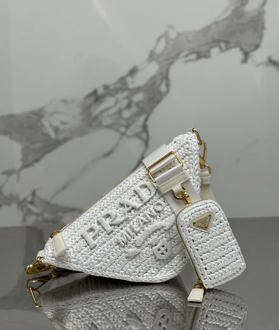 Prada Woven Triangle Bag 1BH190