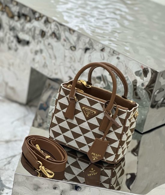 Prada Embroidered Mini Galleria Bag 1BA906