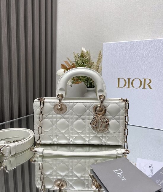 Christian Dior CD LADY D-JOY Small Lambskin Handbag 0613
