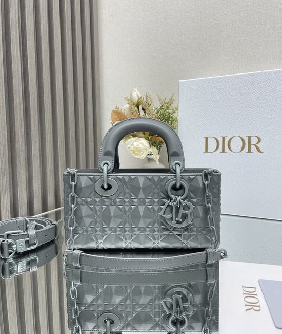 Christian Dior CD Lady DJoy Small Rock Gray 0613
