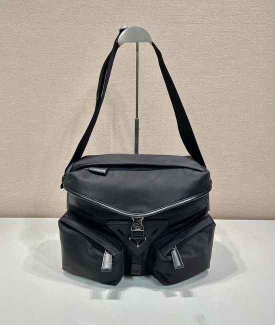 Prada Nylon Multi Pocket Crossbody Bag 2VD062