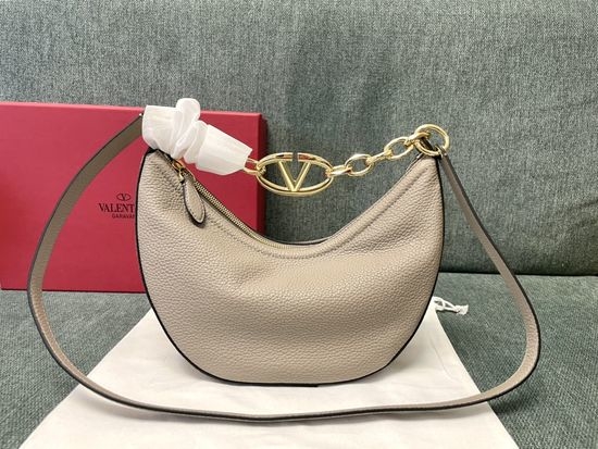 Valentino VLOGO Moon Leather Hobo Bag 0003