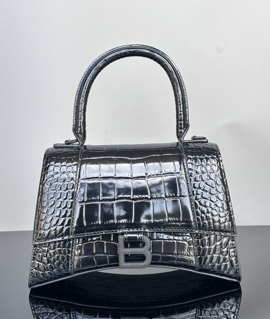 Balenciaga Hourglass Bag Exotic Crocodile Texture 127