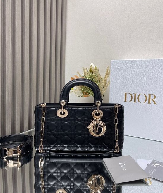 Christian Dior CD Lady D-Joy Lambskin Handbag 0540