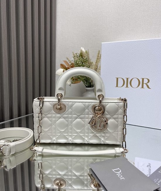 Christian Dior CD LADY D-JOY Cannage Lambskin Shoulder Bag 0613