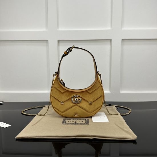 Gucci GG Marmont Half-Moon Hobo Bag 770983