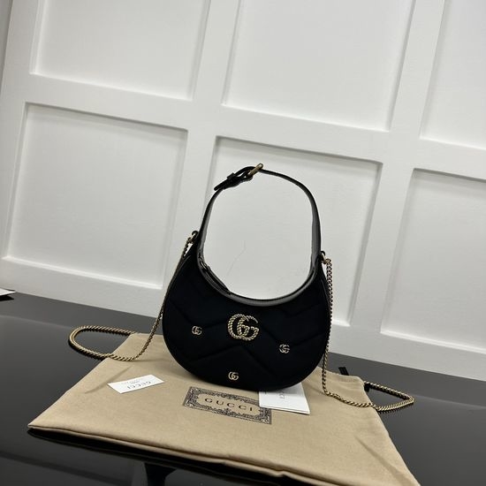 Gucci GG Marmont Half-Moon Hobo Bag 770983
