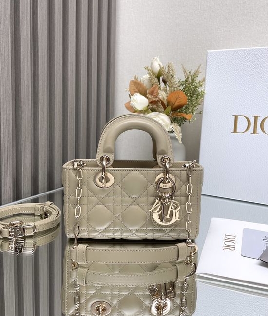 Christian Dior CD Lady DJoy Matte Leather Mini Bag 0910